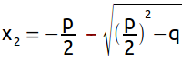 p,q-Formel (plus)